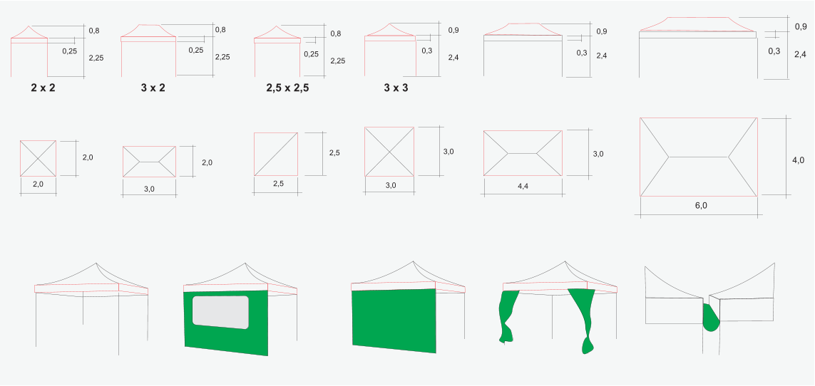 0,8 2,25 0,25 2,0 2,0 0,8 2,25 0,25 0,8 2,25 0,25 0,9 2,4 0,3 2,4 0,9 0,3 2,0 2,5 2,5 3,0 3,0 4,4 3,0 6,0 4,0 0,3 2,4 0,9 3,0 2 x 2 3 x 2 2,5 x 2,5 3 x 3