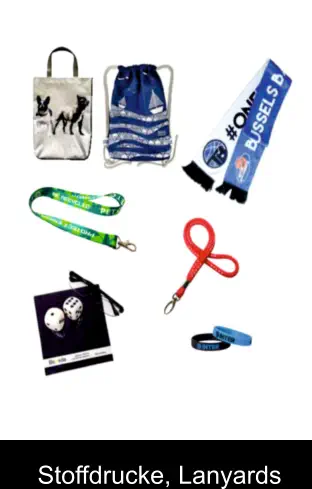 Stoffdrucke, Lanyards