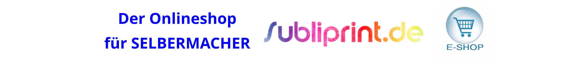 Der Onlineshop  für SELBERMACHER