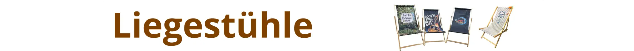 Liegestühle